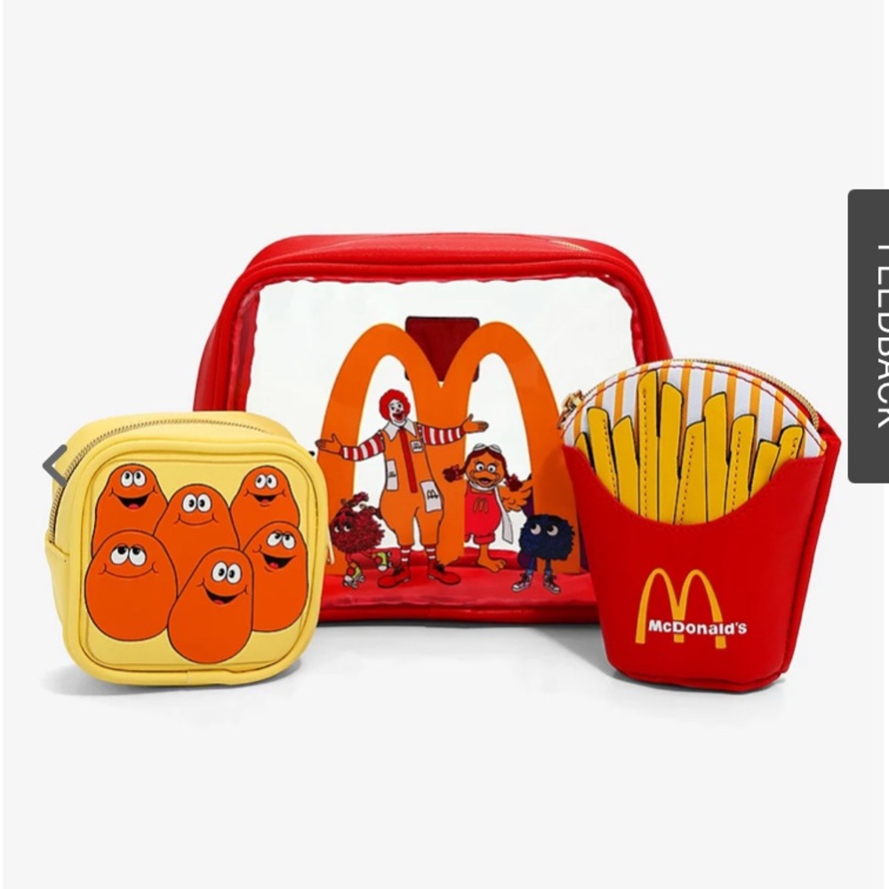 McDonald's Makeup Bag Boxlunch Mad Engine Rare Hard to Find